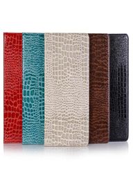 Designer iPad Case Flip Wallet Bright Crocodile Grain Pu Leather Tablet PC Cases For iPad Pro 12.9" Air 2/3 ipad 5 6 Protect Cover8465424