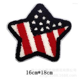 Carpets Star Memorial Day Independence Door Mat Bathroom Living Room Bubble Textu Lightweight Decorative Fringe Throw Blanket