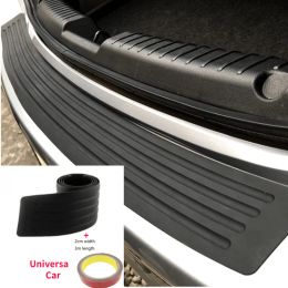 1pcs Universal Car Trunk Door Sill Plate Protector Rear Bumper Guard Rubber Mould in gs Pad Trim Cover Strip Car Accessories