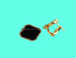 Stud Earrings Jewellery Luxury Designer Love Earring Cleef Gift Party Clover Screw Wedding Van Couple Fashion Cart Dhqvp7582295