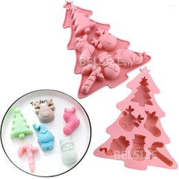 Baking Moulds Christmas Cake Silicone Mold For Pastry Accessories Snowflake Chocolate Diy Handmade Cookie Candy Soap Mould Decoratin