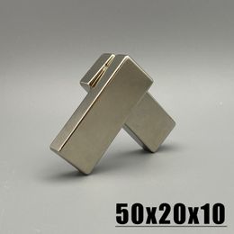 1/3/5/10Pcs 50x20x10mm Neodymium Material 50*20*10 mm NdFeB N35 Magnets Strong Block magnet Magnetic Materials Imanes