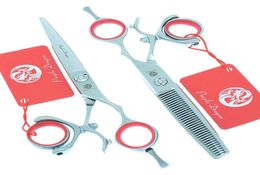 Hair Scissors Purple Dragon 556 Inch Professional Swivel Thumb Barber Cutting Thinning Shears Salon Haircut A0118B3557475