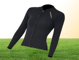 Swim Wear DIVE SAIL Women Neoprene Wetsuit Tops Long Sleeve Swimsuit Shirt Womens AntiUV Spearfishing Diving Wetsuits Jacket3218710