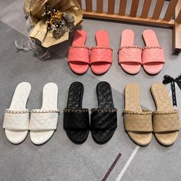 Luxurys Shoes Slipper slides For Women Fashion Classic black sandals Platform Gears Beach lightweight slippers platform