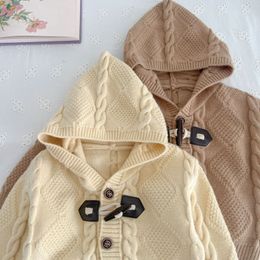Autumn Baby Sweater Boys Girl Sweaters Cardigans Cable-knit Long Sleeves Hoodies Knitwear Jackets Kid Knit Clothes Tops GY10031