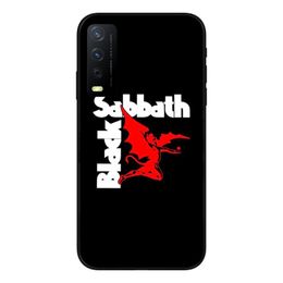 Black S-Sabbath Smart Phone Case for VIVO Y95 Y93 Y31 Y20 V19 V17 V15 Pro X60 NEX Black Soft Phone Cover Funda