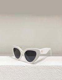 Designer Cateye Sunglasses for Women White Grey Lens Sun Glasses UV400 Prodection Eyewear4535183