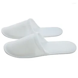 Slippers 20 Pairs Disposable Non Slip Closed Toe El Guest House Slipper For Men Women Home Wear-resistant