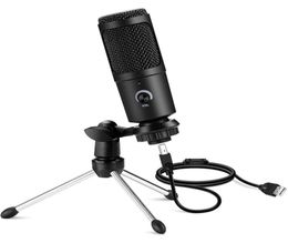 USB Microphone Professional Condenser Microphones For PC Computer Laptop Recording Studio Singing Gaming Streaming Mikrofon2284762