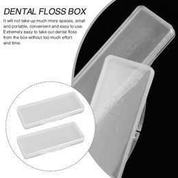 10 Pcs Dental Floss Box Flosser Dispenser Toothpick Container Plastic Organiser Home Holder Storage Thread teeth children