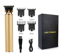 Hair Clipper Professional Cordless Electric Trimmer Machine Retro Cutter Men Haircut Rechargeable DHL 3497344