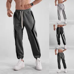 Men's Pants Trend Casual For Men Autumn And Winter Sriped American Sports Large Size Sweatpants Trousers 2024