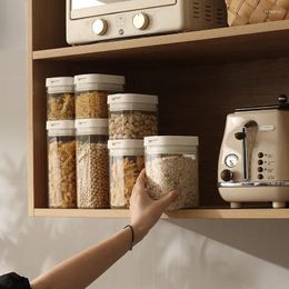 Storage Bottles Food Containers Sealed Kitchen Box Seasoning Organizer Jars For Cereals Jar Bulk