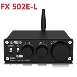 Amplifier 2022 New Released FXAUDIO FX 502EL HiFi 2.0 BT 5.1 Full Digital Audio Mini Power Amplifier 75W*2 Bass and Treble Adjustment