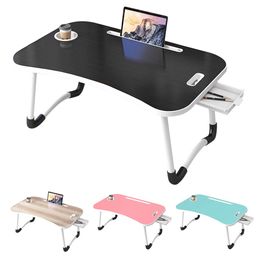 Laptop Bed Desk Extra Large Portable Lap Desk With Cup Holder Storage Drawer Foldable Desk For Bed Couch Sofa