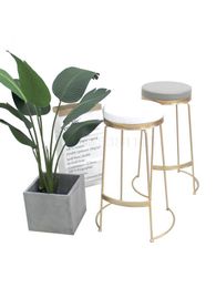 North Europe Ins Style Bar Stool Modern Simple Net Red Milk Tea Dessert Shop Coffee Shop Bar Front Desk High Chair