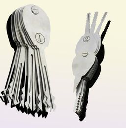 20psc Foldable Car Lock Opener Double Sided Pick Set Locksmith Supplies jiggler keys9354931
