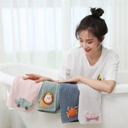 Towel Cotton Face For Adult Kids 35x75cm Soft Absorbent Quick Dry Body Hand Hair Towels Washbasin Facecloth Cleaning Cloth Set