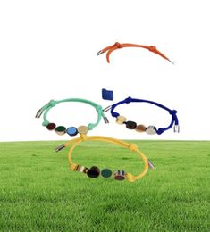 mens bracelets jewelry designer luxury bangle womens tennis hand rope black red orange blue yellow green fashion charm men woman d2320166