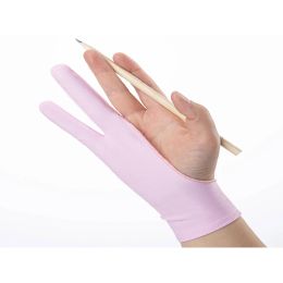 Bview Art Single/Three Layers 2 Finger Anti-mistouch Painting Sketch Gloves Tablet Screen Touch Glove Artist Drawing Write Glove