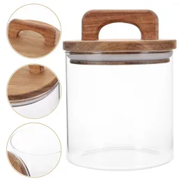 Storage Bottles Sugar Container Kitchen Canisters Glass Jars Lids Airtight Sealed Tea Pot