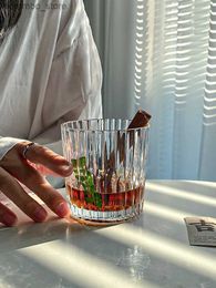 Wine Glasses Striped Whiskey lass Red Wine lass Cup Spirits And Forein Wine lass ood Value Bar Wine lass Cold Drink Juice lass L49