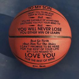 Marks To My Son From Dad Mom Basketball Ball Gift For Your Anniversary Birthday Wedding Holiday Graduation Gift Christmas School