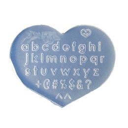 Mini Letters Numbers 3D Art Decorations UV Crystal Epoxy Mould Ornaments Silicone Mould DIY Crafts Jewellery Mould