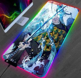 XL :Kimetsu no Yaiba Mouse Pad Teclado Gamer Computer Desk Mat Gaming Accessories Varmilo Anime Carpet LOL Mousepad AA2203145891230