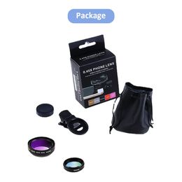 Universal Phone Camera Lens Professional 0.45x 49uv Wide Angle Super Wide-Angle + Macro HD For iPhone Android Phone Camera