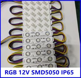 RGB Led Module 075W Sidelight Backlight AD Banner SMD 5050 DC 12V 7515mm8268688