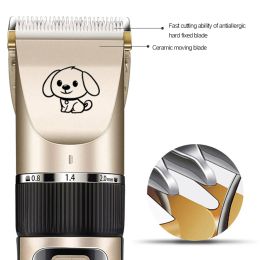 Electronic Pet Shave Clipper Hair Trimmer Set 5 Modes Rechargeable Pet Styling Beauty Supplies