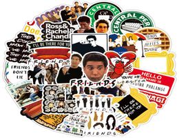 50PcsLot Friends TV Show Stickers Classic Toy DIY Snowboard Luggage Fridge Guitar Graffiti Waterproof Sticker Decals for Kid6916746
