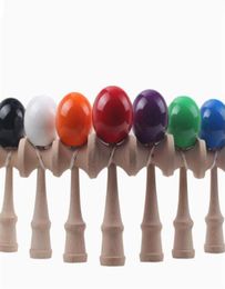 20X 185cm Funny Japanese Traditional Wood Toy Kendamas Ball Colourful Kendama PU Paint wooden toys5630620