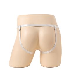 Mens Sexy G-String Thongs O-Ring Beaded Jockstrap Underwear Sissy Briefs Strap Exposed Peni Erotic Lingerie Gay Thongs
