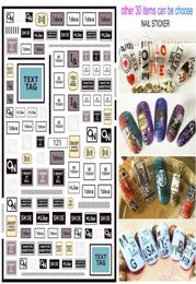 12pcsLot 3D Nail Stickers Waterproof Decals Foil Sticker Manicure Selfadhesive Luxurious Designer 2020 New Style 30 Items for Ch108019352