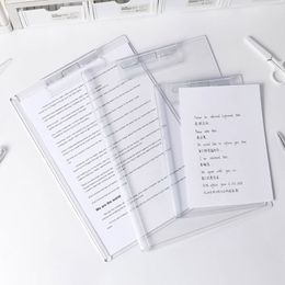 Transparent Writing Clipboard INS Durable With Graduated Scale Writing Tablet A4/A5 Arcylic Paper Organiser Business