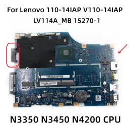 Motherboard For Lenovo 11014IAP V11014IAP Laptop Motherboard With Intel N3350 N3450 N4200 CPU DDR3L LV114A_MB 152701 448.08A03.0011