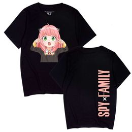 Designer Designerwomen's T-shirt New Hot Anime Spy x Family Cute Print Student Short Sleeved Mens and Womens T-shirt Shirt