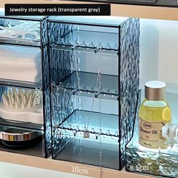 Storage Boxes Acrylic Hanging Necklace Organiser Plastic Jewelery Display Stand Holder Earring For