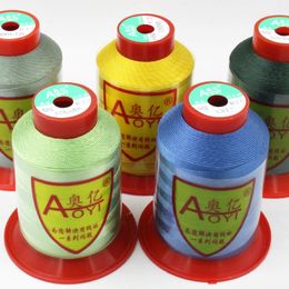 Aoyi 210D/6 Fil Polyester Sewing Threads Sewing Supplies for Leather Thread Repair Silk Threads Sewing Yarn 10#strong Thread