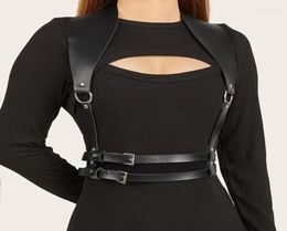 Belts Women Leather Harness Belt Strap Girdle Sexy Lady Handmade Decorative Shirt Dress Smooth Buckle Vest For FemaleBelts Emel229641632