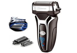 Turbo powerful wet dry electric shaver rechargeable foil face body shaver beard electric razor for men hair shaving machine set P04880917