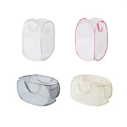 Laundry Bags Hamper Folding Basket Breathable Portable Lightweight