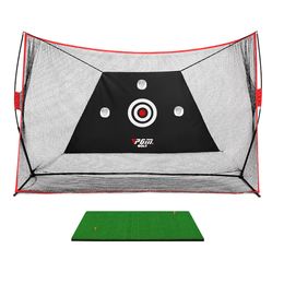 Indoor Outdoor Portable Foldable Golf Practice Net Tent Golf Hitting Cage Garden Grassland Practice Tent Golf Training Equipment