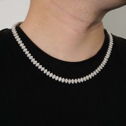 Minimalist marquise shape full of necklace make continue to shine exquisitely for lovers and routine business attire