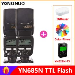 Connectors Yongnuo Yn685n Ttl Flash Speedlite Yn685 Wireless Flash for Nikon D3100 D3200 D5200 D5300 D750 D80 D90 D800 D7100 Dslr Camera