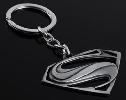 Whole Keychain Creative Gifts Superman Return Metal Keychain Car Advertising Key Ring Pendant 3 color6600116