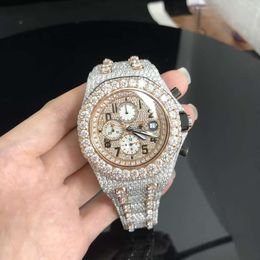 Luxury Looking Fully Watch Iced Out For Men woman Top craftsmanship Unique And Expensive Mosang diamond 1 1 5A Watchs For Hip Hop Industrial luxurious 1535